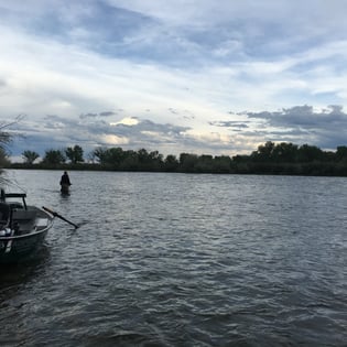 Fishing in Bighorn River