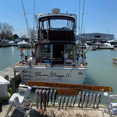 Fishing in Winthrop Harbor