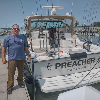 Fishing in Port Clinton