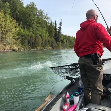 Fishing in Cohoe