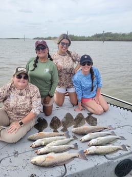 Flounder, Redfish, Speckled Trout Fishing in Matagorda, Texas