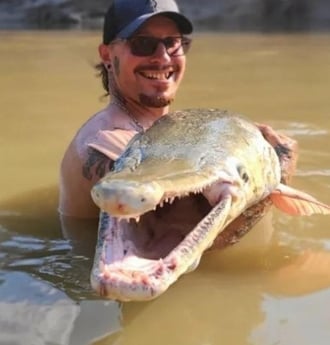 Alligator Gar fishing in Dallas, Texas