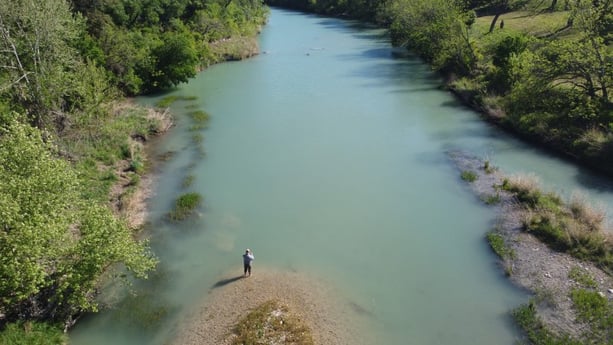 Fishing in Junction, Texas