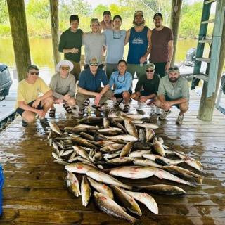 Redfish, Speckled Trout Fishing in Delacroix, Louisiana