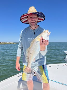 Speckled Trout / Spotted Seatrout fishing in Port Arthur, Jefferson County
