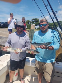 Spanish Mackerel, Speckled Trout / Spotted Seatrout fishing in Hatteras, North Carolina