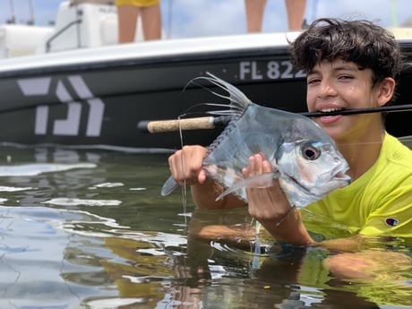 African Pompano fishing in Palm Beach, Florida