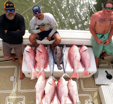 King Mackerel / Kingfish, Red Snapper, Warsaw Grouper fishing in Galveston, Texas