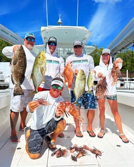 Black Grouper, Jack Crevalle, Lionfish Fishing in Islamorada, Florida