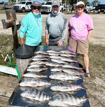 Scup, Sheepshead Fishing in Cape Coral, Florida
