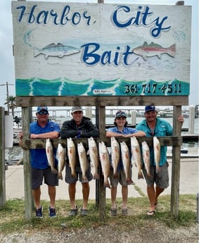 Redfish fishing in Ingleside, Texas