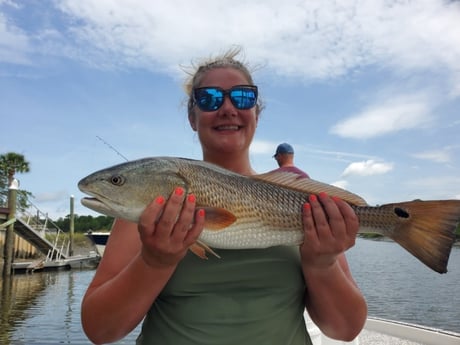 Redfish fishing in Mount Pleasant, South Carolina