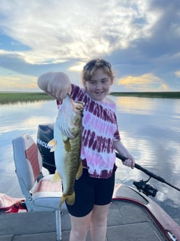 Largemouth Bass fishing in Lake Okeechobee, Florida