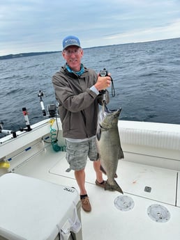 Chinook Salmon Fishing in Whitehall, Michigan