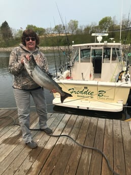 Chinook Salmon Fishing in Manistee, Michigan