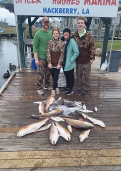 Black Drum, Redfish, Speckled Trout Fishing in Sulphur, Louisiana