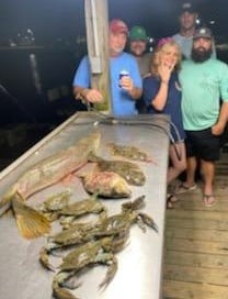 Alligator Gar, Crab, Flounder fishing in Freeport, Texas