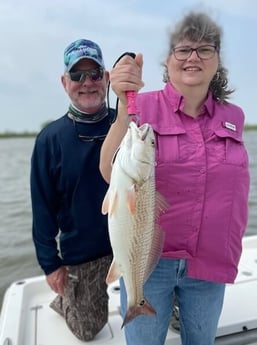 Redfish fishing in Delacroix, Louisiana