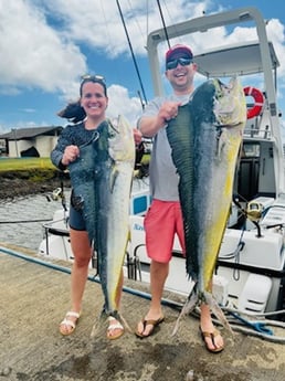 King Mackerel / Kingfish fishing in Kapa&#039;a, Hawaii