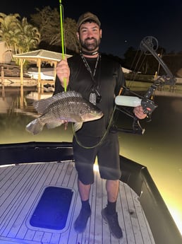 Tilapia Fishing in Port Canaveral, Florida, USA