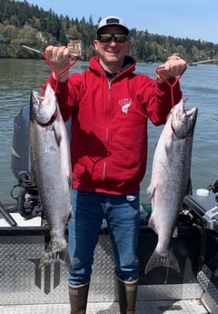 Chinook Salmon Fishing in Portland, Oregon, USA
