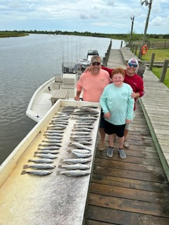 Speckled Trout Fishing in Freeport, Texas