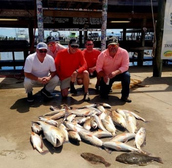 Flounder, Redfish Fishing in Boothville-Venice, Louisiana, USA