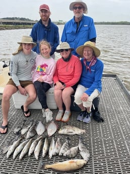 Black Drum, Flounder, Redfish, Speckled Trout Fishing in Galveston, Texas