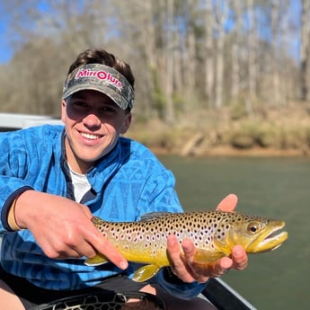 Brown Trout Fishing in Roswell, Georgia