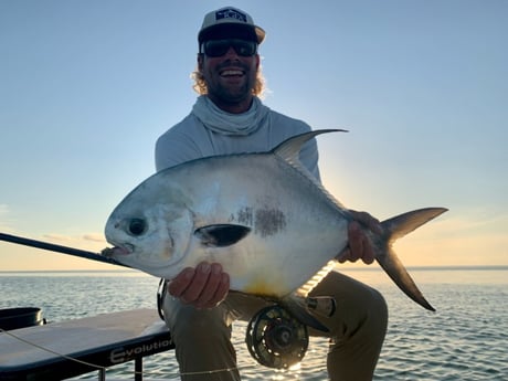 Florida Pompano fishing in Cudjoe Key, Florida