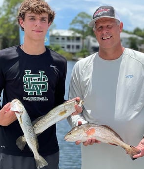 Redfish, Speckled Trout / Spotted Seatrout fishing in Niceville, Florida