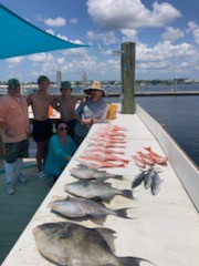 Amberjack, Red Snapper, Triggerfish Fishing in Orange Beach, Alabama