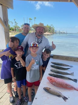 Mangrove Snapper, Red Snapper, Speckled Trout Fishing in Ingleside, Texas