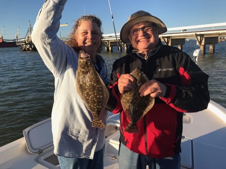 Flounder Fishing in League City, Texas