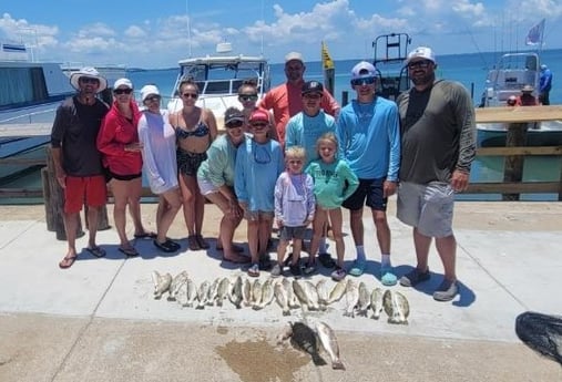 Halibut, Redfish, Speckled Trout Fishing in Port Isabel, Texas