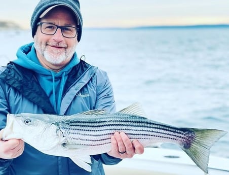 Striped Bass Fishing in Bourne, Massachusetts