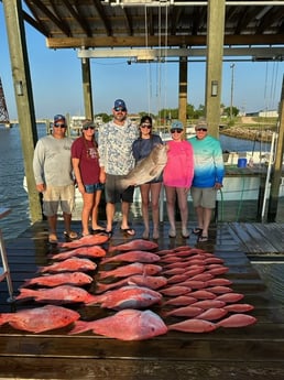 Red Grouper, Red Snapper Fishing in Freeport, Texas