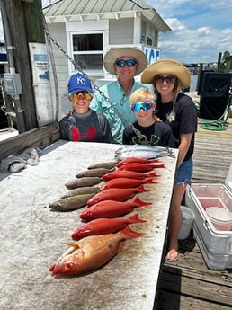 False Albacore, Lane Snapper, Vermillion Snapper Fishing in Niceville, Florida