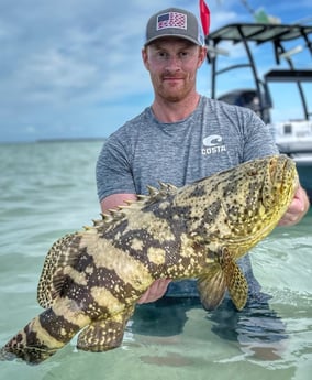 Goliath Grouper fishing in Cudjoe Key, Florida, USA
