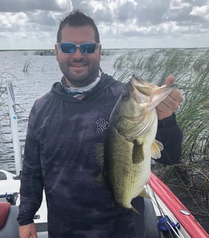 Largemouth Bass Fishing in Okeechobee, Florida, USA