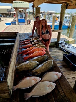 Flounder, Red Snapper, Redfish, Tripletail Fishing in Boothville-Venice, Louisiana