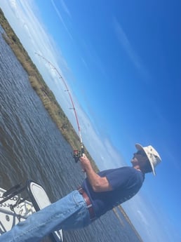 Fishing in Shell Beach, Louisiana