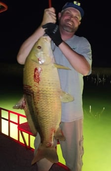 Carp fishing in Waco, Texas