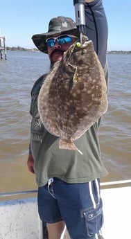 Flounder fishing in Clear Lake Shores, Texas
