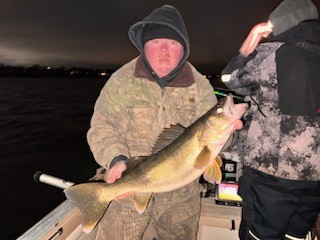 Walleye Fishing in North Muskegon, Michigan