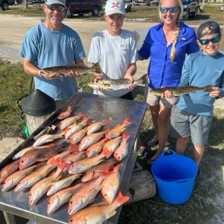 Mangrove Snapper, Red Snapper, Speckled Trout Fishing in Cape Coral, Florida