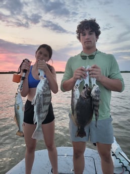 Black Drum, Flounder, Speckled Trout Fishing in Matagorda, Texas