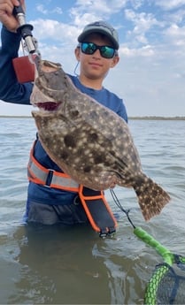 Flounder fishing in Matagorda, Texas