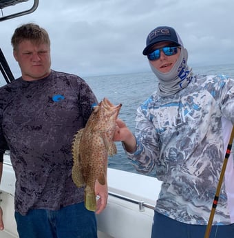 Strawberry Grouper fishing in Port O&#039;Connor, Texas