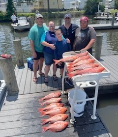 Red Snapper Fishing in Santa Rosa Beach, Florida